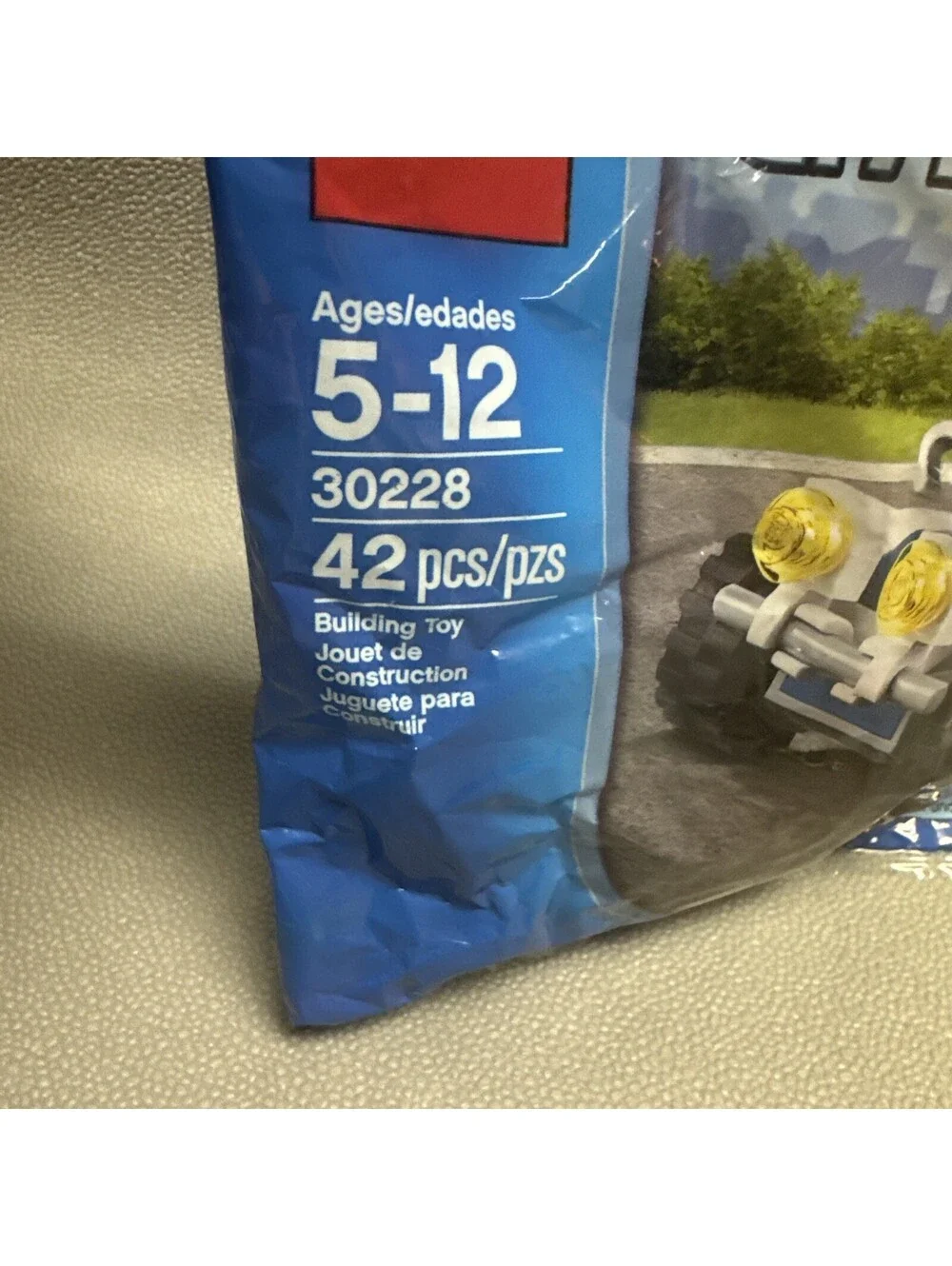LEGO CITY Police ATV (30228) Officer Policeman Buggy 42pc Retired New 2014